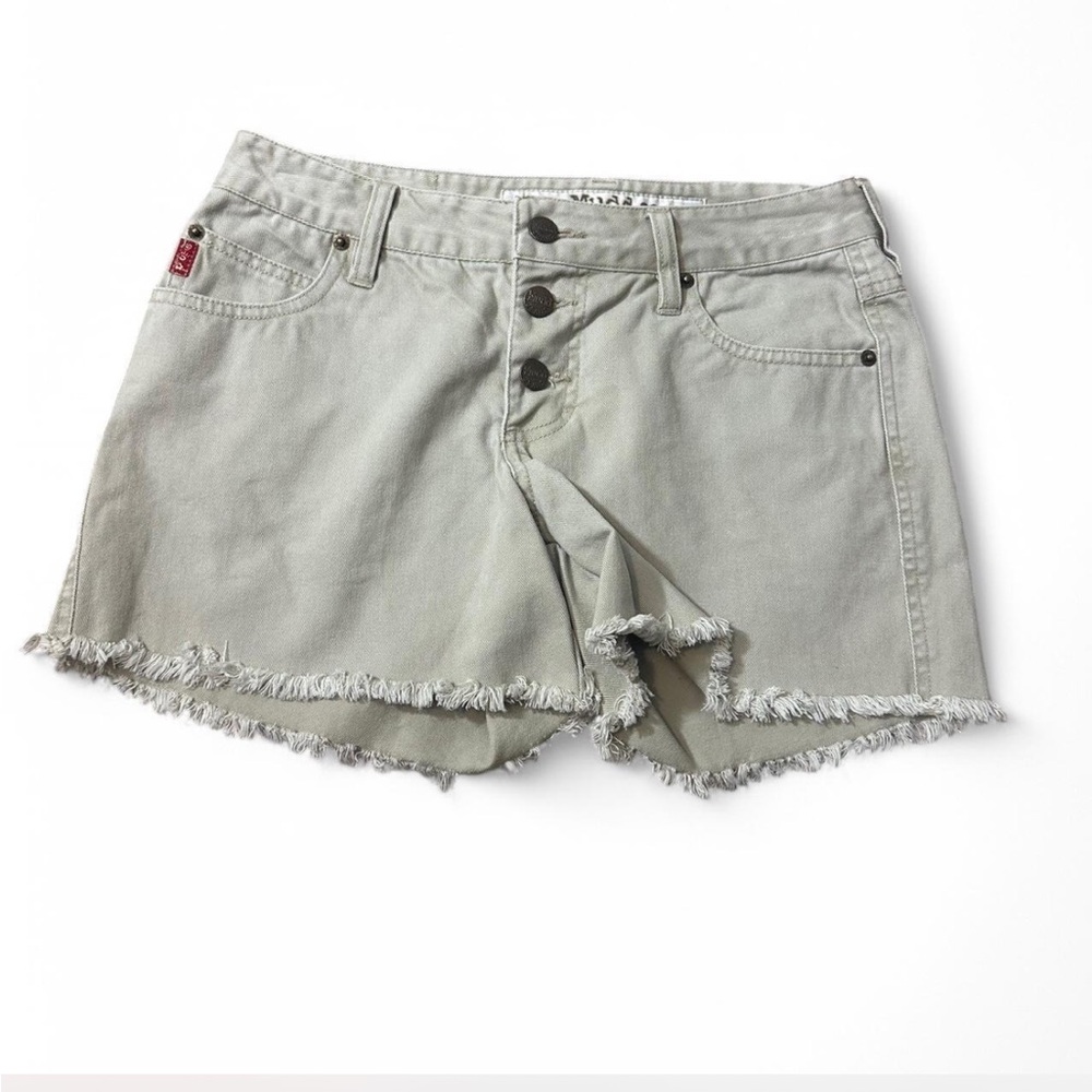 Y2K‎ Mudd Khaki Button Fly Shorts